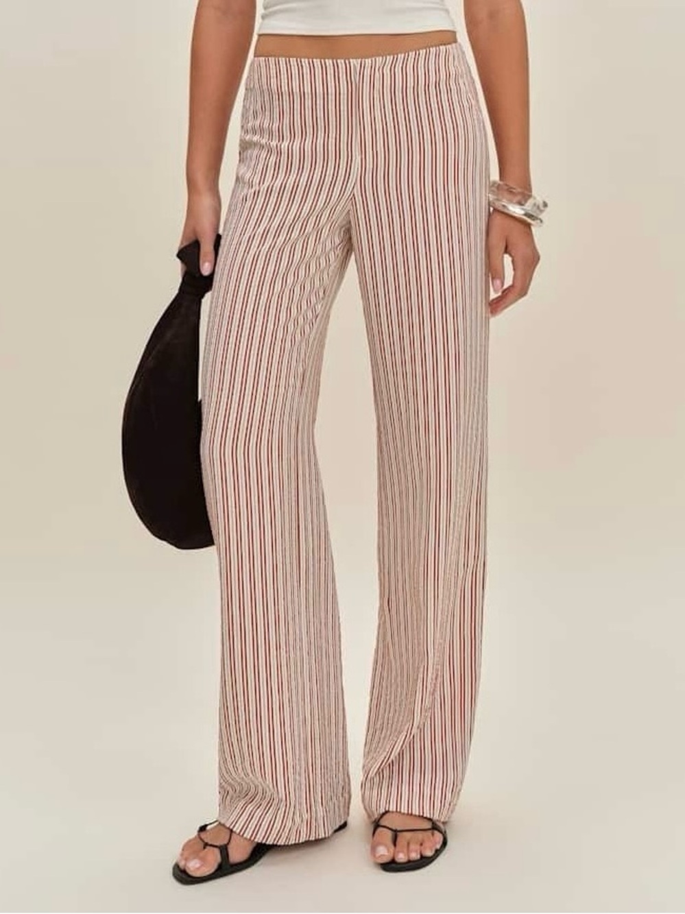 REFORMATION Petites Vida Low Rise Pant 0P